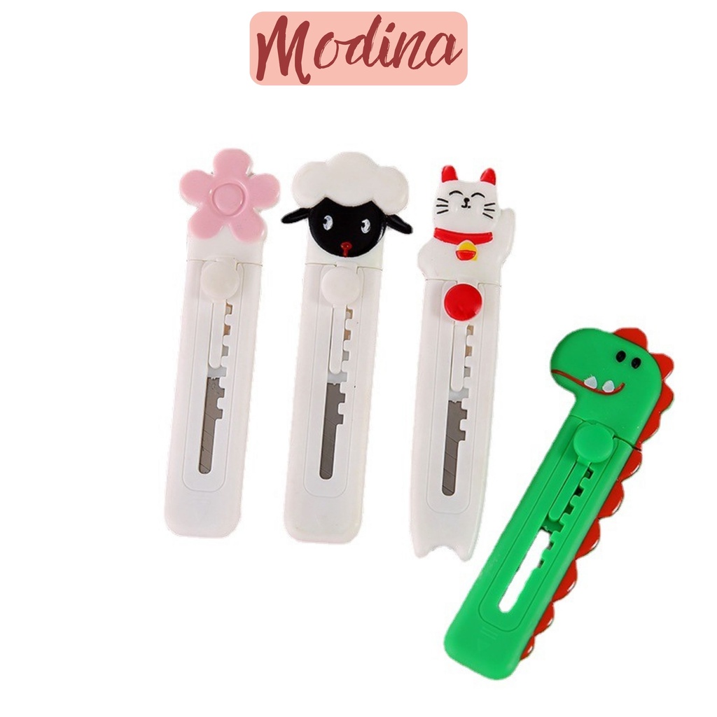 Dao rọc giấy mini, dao đám mây chân mèo nhỏ gọn, cute