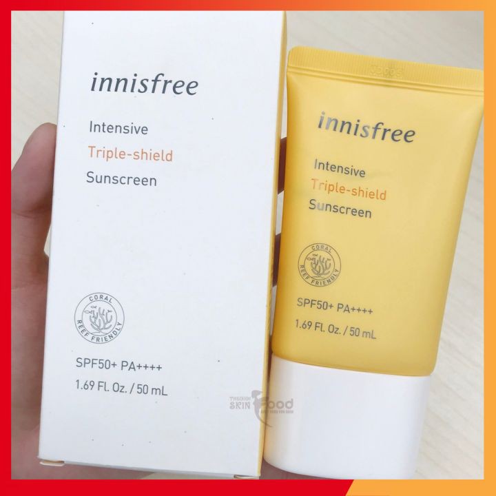 [Kem Chống Nắng Innisfree] No Sebum, Long Lasting, Triple shield