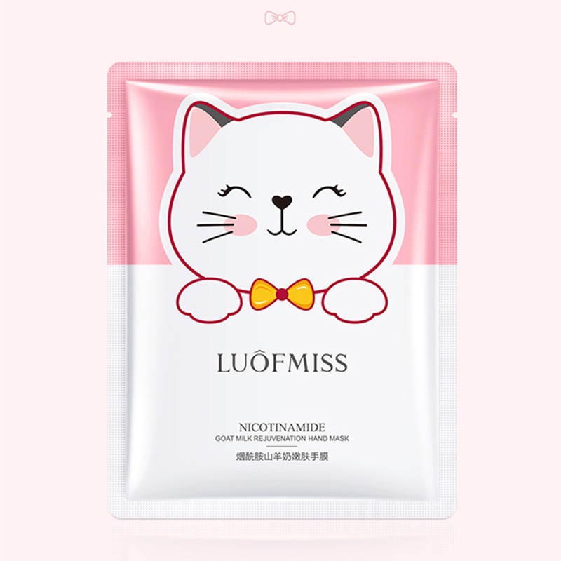 Mặt Nạ Sữa Dê Niacinamide Dưỡng Ẩm Tẩy Tế Bào Chết Làm Trắng Da Tay / Chân