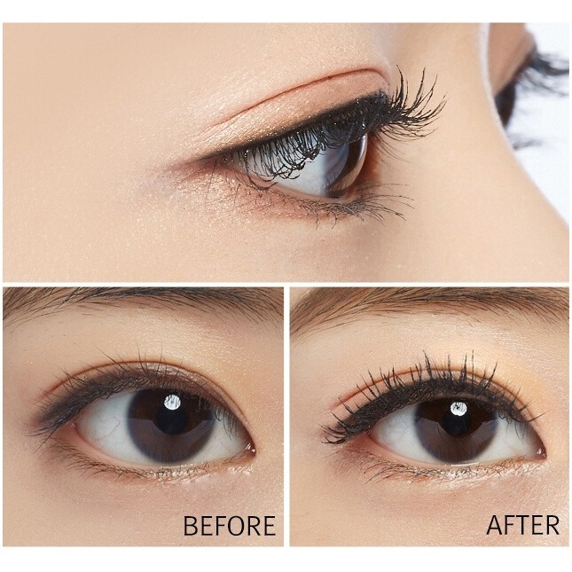 Mascara không trôi giúp cong mi 12h Mira Monaliza Make your eyes Attractive Hàn Quốc 9ml