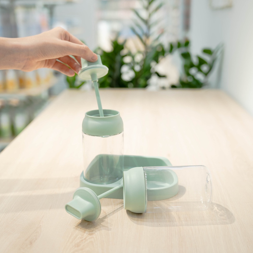 Bộ 2 hộp gia vị Tritan Yoko - Inochi tiêu chuẩn nhật bản