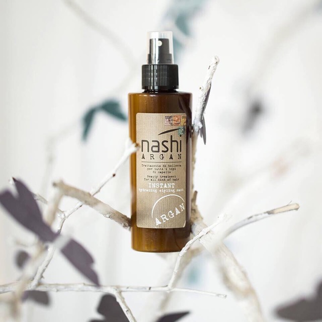 Combo Tinh dầu 100ml VÀ Xịt dưỡng 150ml phục bồi Nashi Argan (Italia)