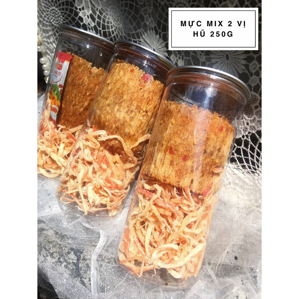 ❤️ Khô mix 3 vị heo, gà, mực 300gr Và 250g ❤️