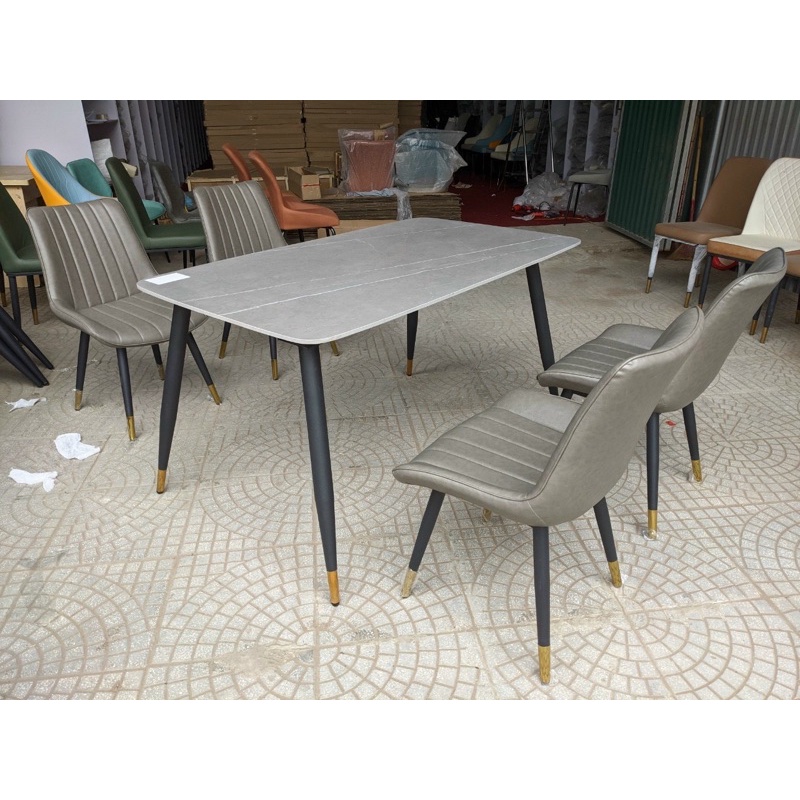 Bộ ghế ăn nhập 4 ghế loft cao cấp