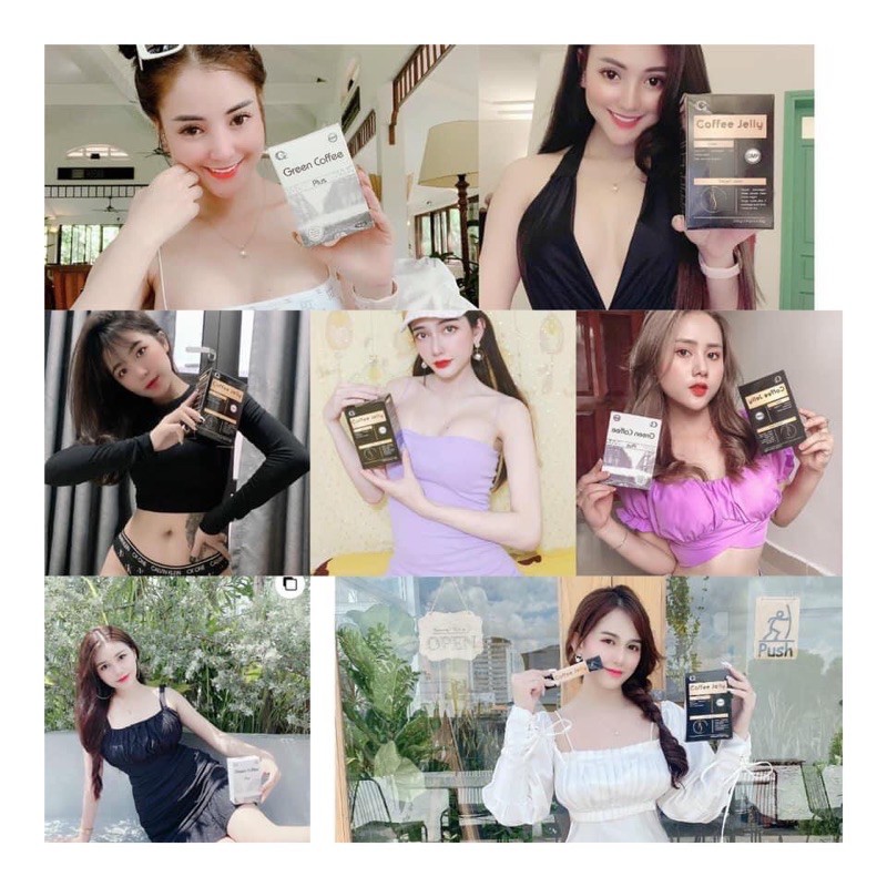 Lẻ 1 gói Thạch Coffe giảm cân đẹp dáng đẹp da coffee jelly