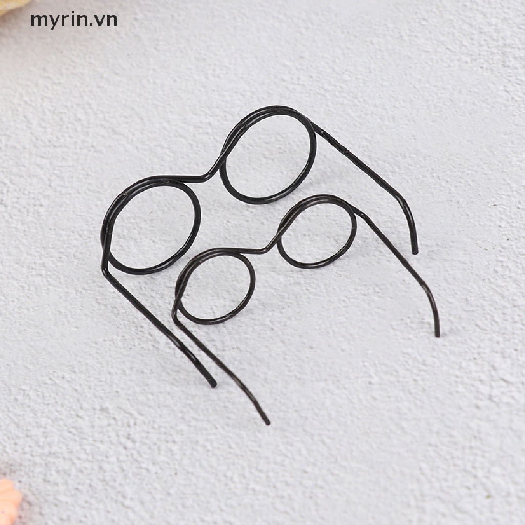 Set 10 Mắt Kính Không Gọng Tròn 30cm Cho Búp Bê