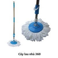 Bộ cây lau nhà + thùng đựng nước thông minh xoay 360 tự vắt - Điện nước gia dụng Hoàng Kim