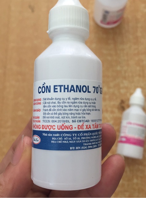 Cồn 70 độ và 90 độ y tế 50ml
