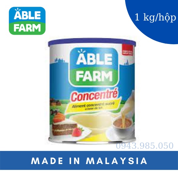 Hộp Sữa đặc Best Able Farm 1kg nhập khẩu Malaysia - Date 02.2024