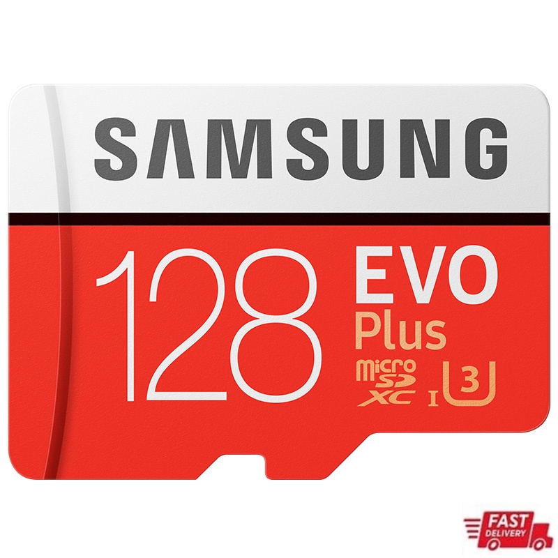 SAMSUNG Thẻ Nhớ Micro SD 128GB u3 128GB EVO Plus sdhc u3 C10 TF Card C10 90MB / S Micro Sdxc UHS-1 + Adapter