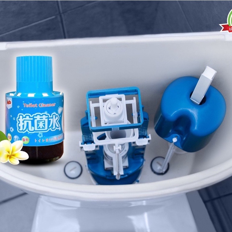 Lọ thả bồn cầu khử mùi, diệt khuẩn hàng xuất khẩu Nhật Bản AAB Blue 180g nắp xoay thông minh