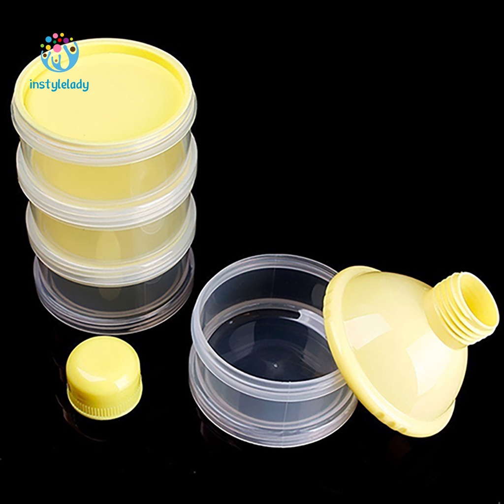 Hộp đựng sữa bột 4 tầng tiện lợi dành cho bé