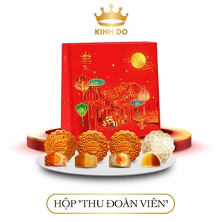 [CHÍNH HÃNG] KINH ĐÔ BÁNH TRUNG THU BÁNH NƯỚNG Nhân Ngọt Nhân Mặn 1 Trứng 150g HỘP BIẾU SANG TRỌNG