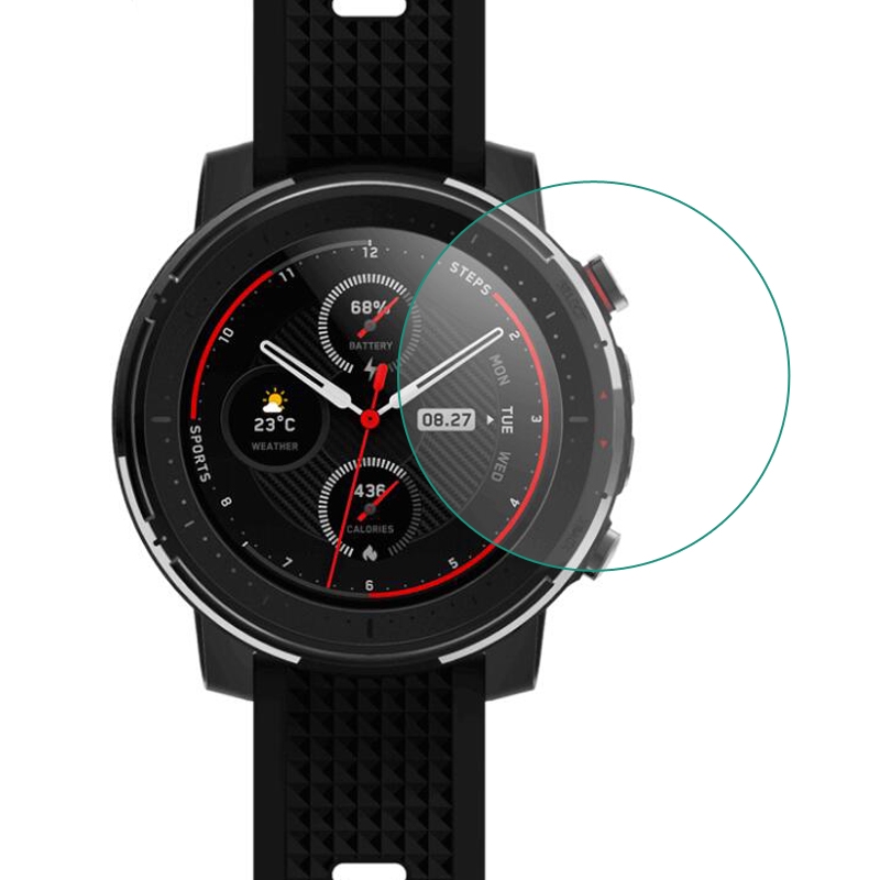 Kính Cường Lực Bảo Vệ Màn Hình Cho Đồng Hồ Thông Minh Huami Amazfit Stratos 3