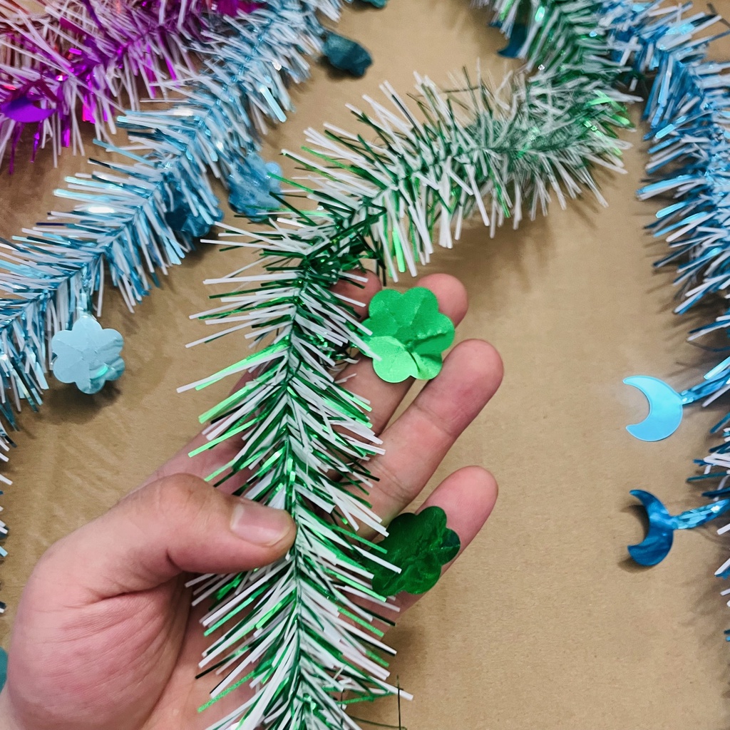 sỉ 10 dây kim tuyến TUYẾT DÀY trang trí noel, Tết