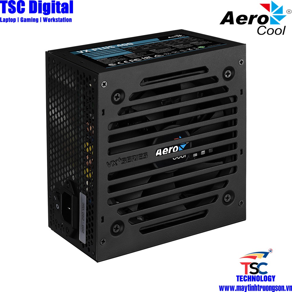 Nguồn Máy Tính Aerocool VX PLUS 400 400W 230V N-PFC Gaming | TTBH Tại Hà Nội & TPHCM