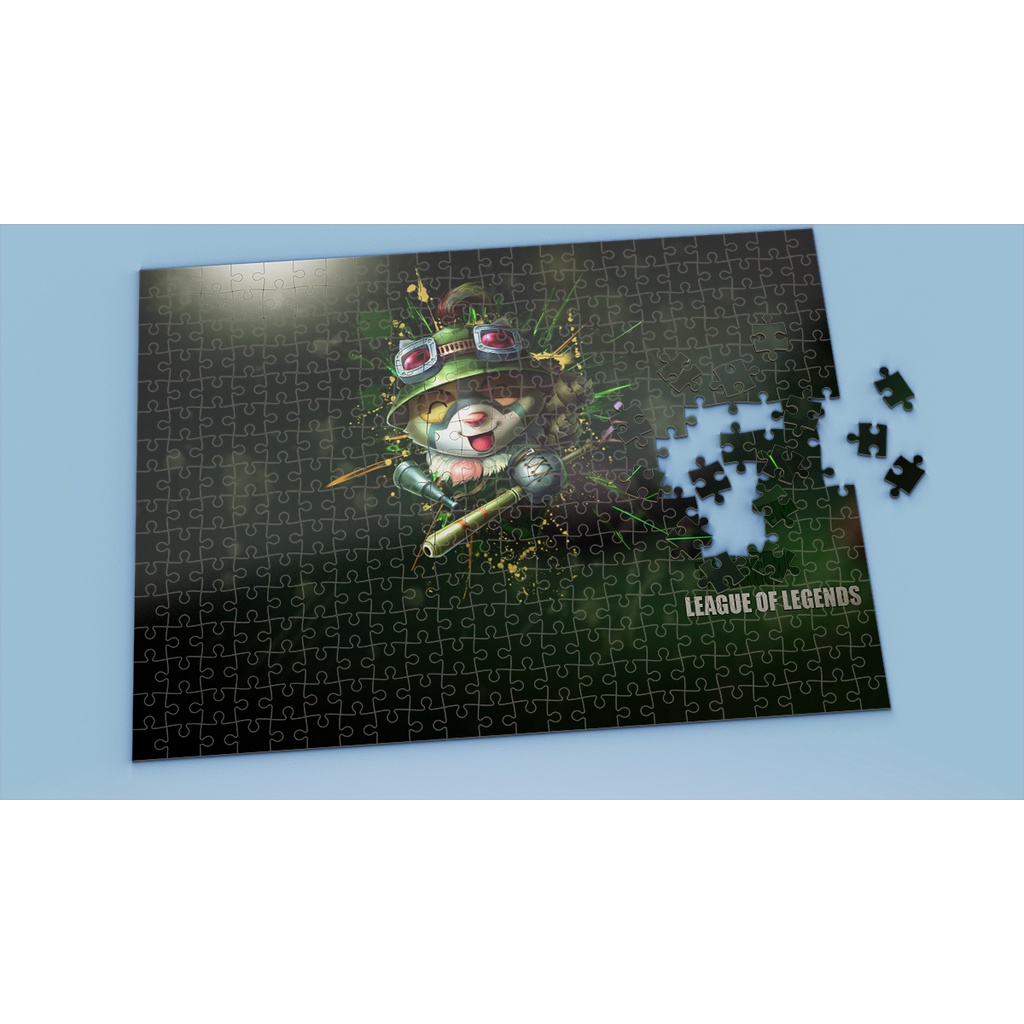 League of Legends Tranh ghép hình TEEMO - Mẫu 1 - Nhận in theo yêu cầu