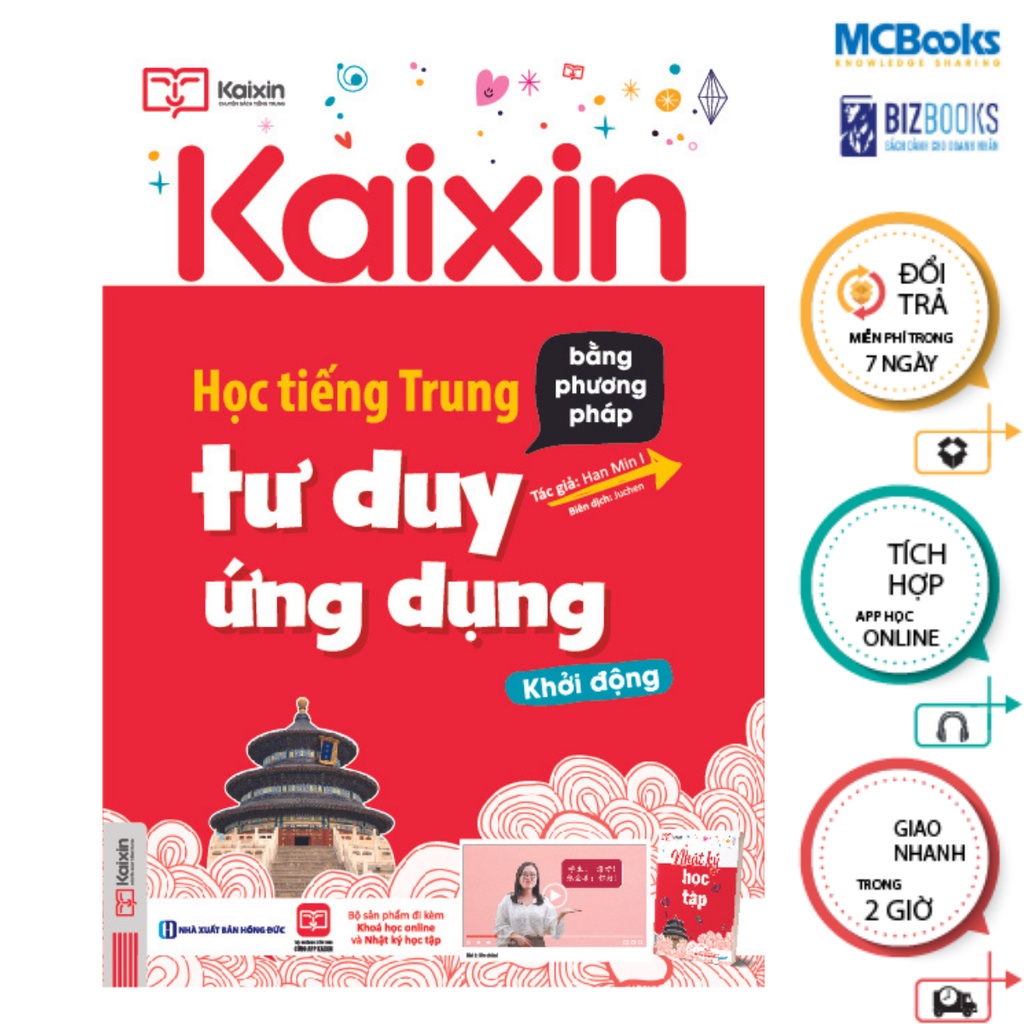 Sách Học Tiếng Trung Bằng Phương Pháp Tư Duy Ứng Dụng Khởi động Mcbooks
