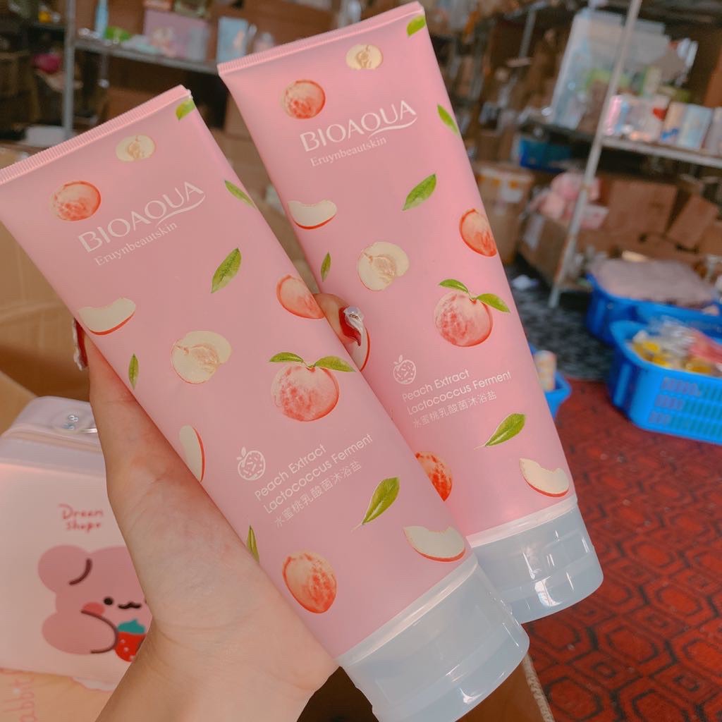 Tẩy Da Chết [FS] Muối Tẩy Da Chết đào, tẩy da chết dạng kem hương đào 250ML BANANA | BigBuy360 - bigbuy360.vn