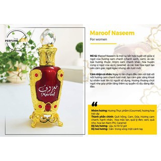 TINH DẦU DUBAI NỘI ĐỊA MAROOF | BigBuy360 - bigbuy360.vn