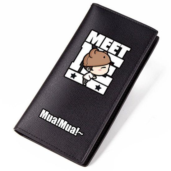 Ví Da PU In Hình Hoạt Hình Dễ Thương Cao Cấp Phong Cách Hàn Quốc Cho Cặp Đôi