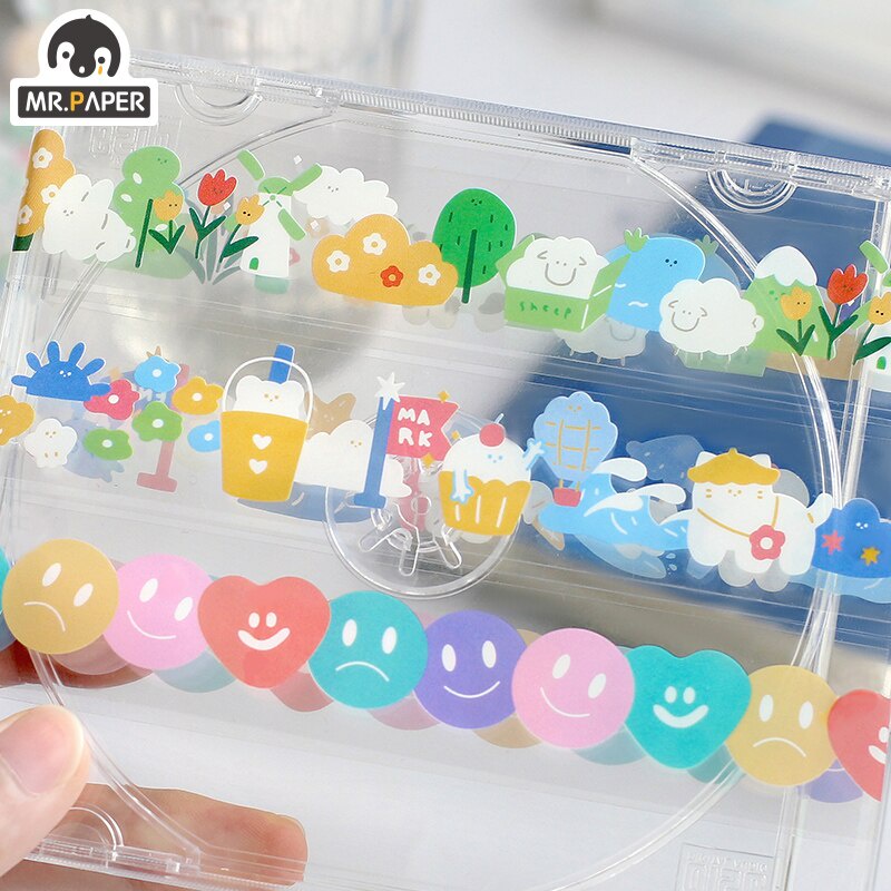 Cuộn Băng Keo 6 Kiểu Dáng Dễ Thương Sáng Tạo Trang Trí Thủ Công