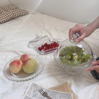 Khay dĩa bánh thuỷ tinh