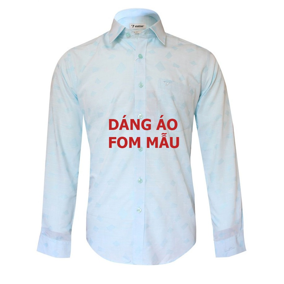 Áo Sơ Mi Nam Dài Tay Slimfit Vĩnh Tiến G163