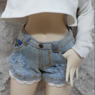 Quần jean búp bê bjd size 1/4