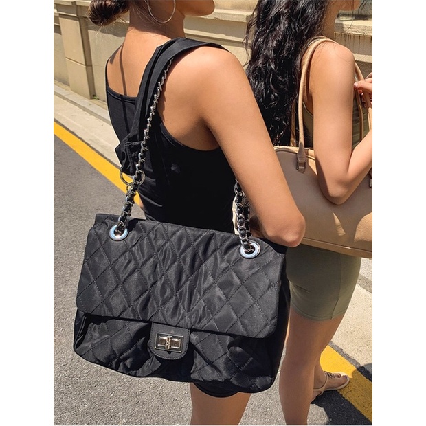 Túi xách phao bảng to gucci thời trang 2022 túi đen vai có dây đeo chéo