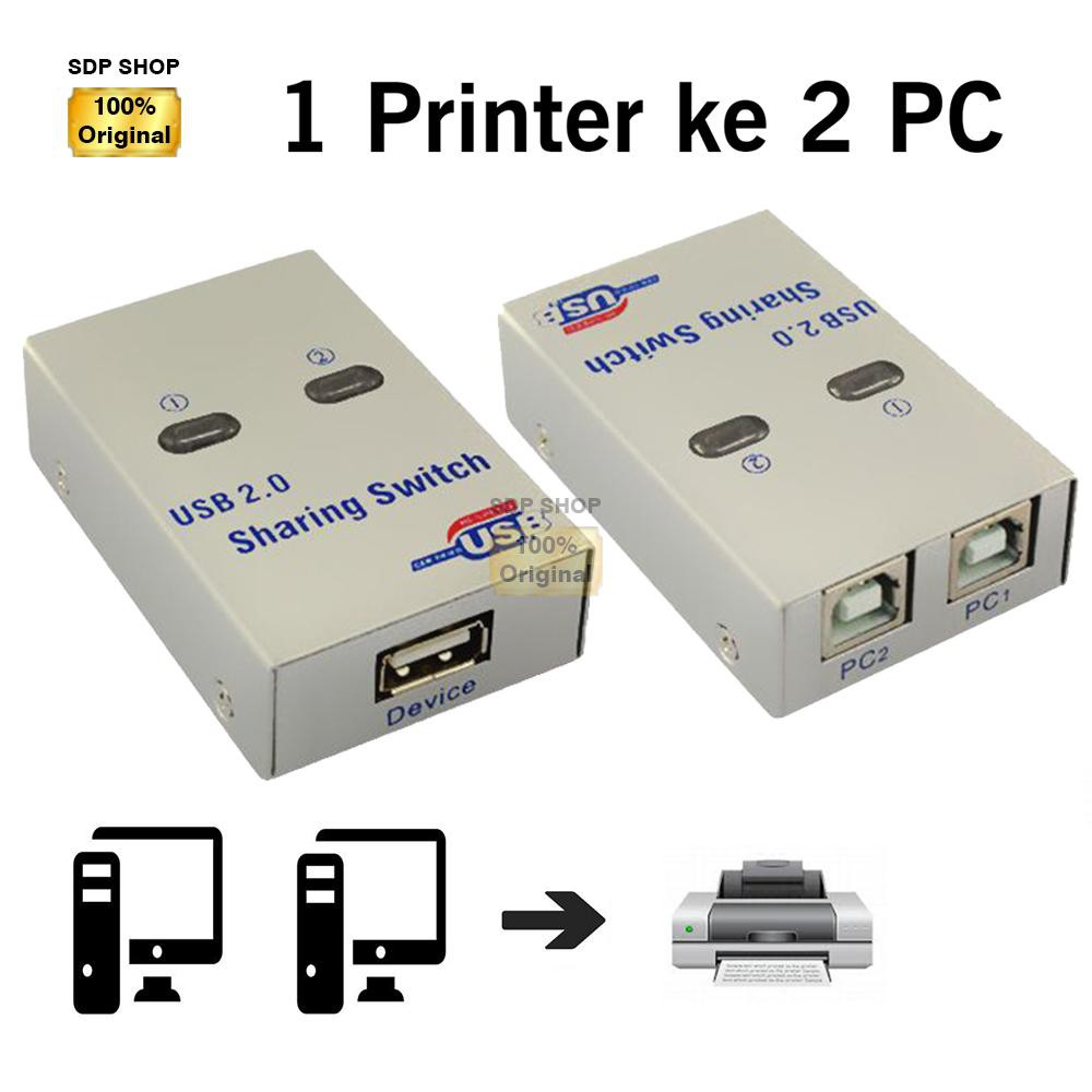 Bộ 2 Đầu Chia Cpu Sang 1 Cho Máy In