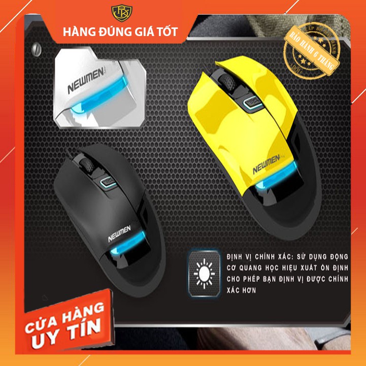 [ BH 1 Đổi 1 ] HÀNG CHÍNH HÃNG - Chuột có dây chuyên Game - Newmen G10