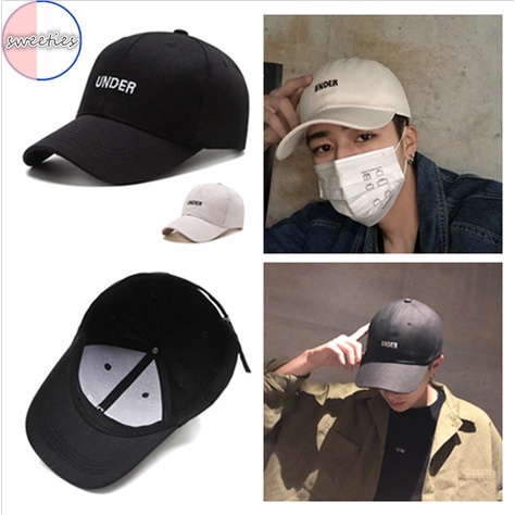 Mũ lưỡi trai thêu chữ Under thời trang retro cho nam và nữ