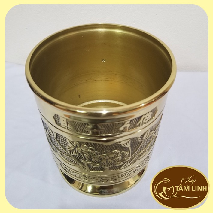 Lư Hương Đồng Cao 14 cm