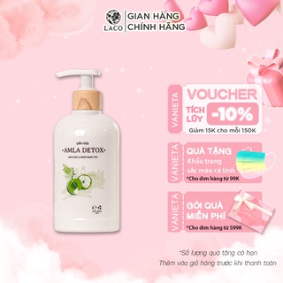 Dầu gội amla detox giúp giảm và ngăn ngừa rụng tóc - laco luxury