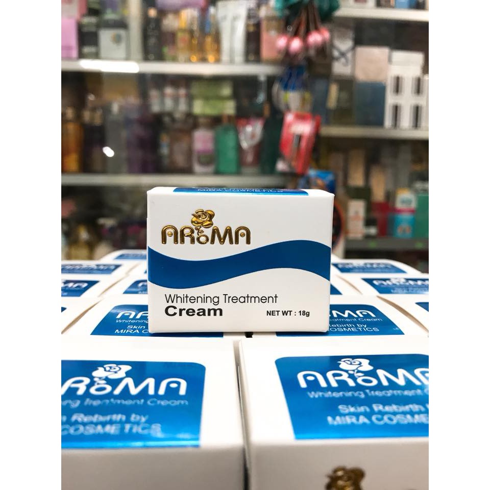 Kem Trắng Da Aroma Mira Whitening Treatment Cream 18g