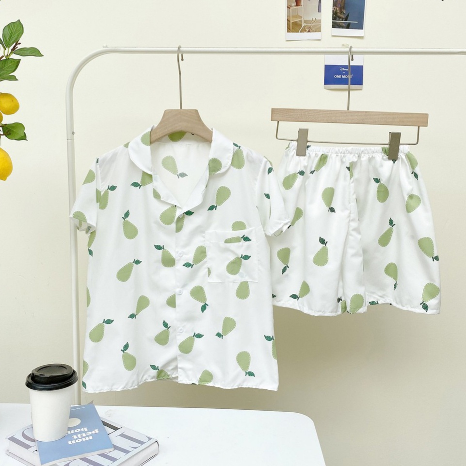 BỘ ĐỒ PIJAMA 💖FREESHIP💖 Bộ mặc nhà nữ mềm mát, hoạ tiết xinh, tay ngắn quần đùi | BigBuy360 - bigbuy360.vn
