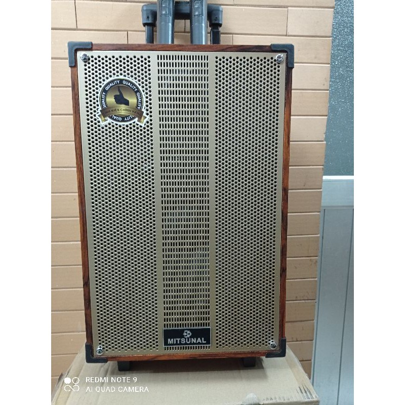 Loa kéo karaoke Mitsunal T1209 BASS 30CM, Loa hát hay,  Phù hợp với diện tích 250 m2, Kèm 2 mic hút âm - Hàng bán chạy