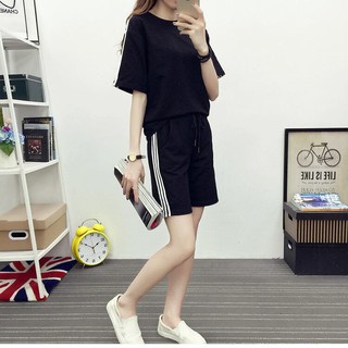 Set Đồ Bộ Thun Thể Thao, Đi Dạo