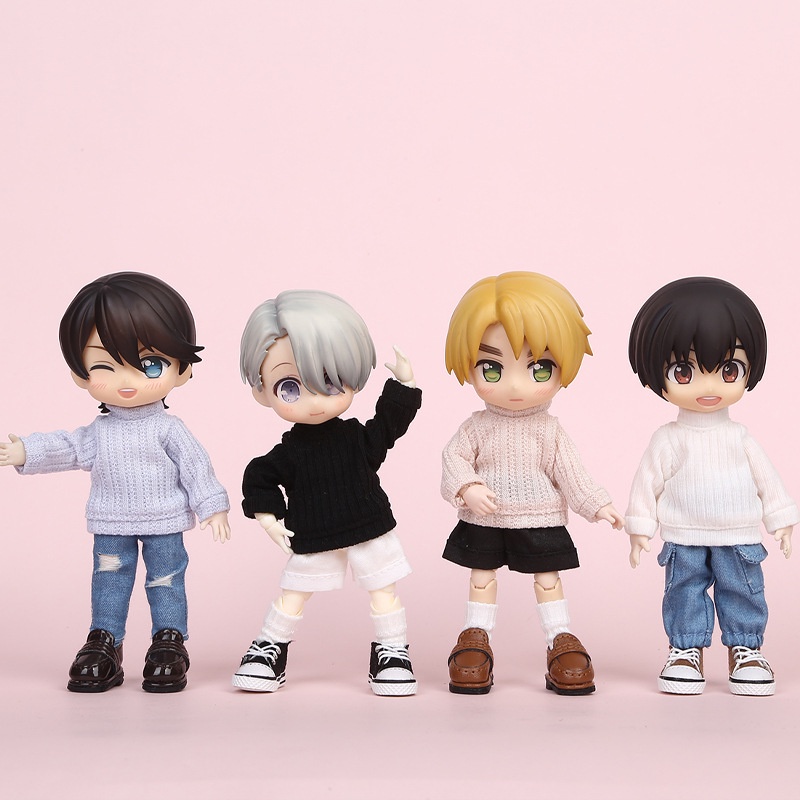 BJD GSC DOLL YMY ob11 baby clothes long-sleeved bottoming sweater 1/12 gift girl toys