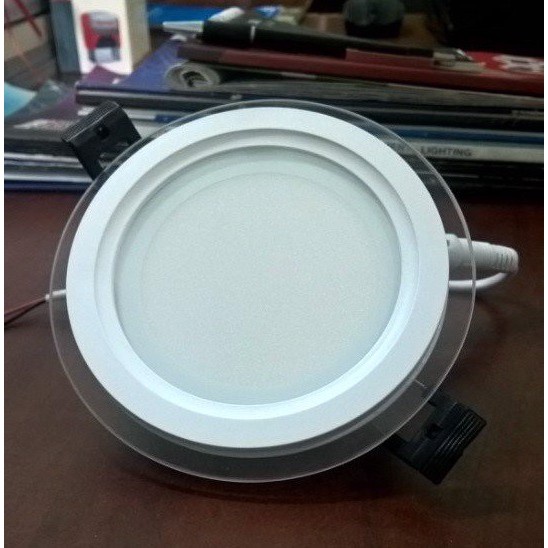 ĐÈN LED ÂM TRẦN MẶT KÍNH TRÒN/VUÔNG ÁNH SÁNG VÀNG/ TRẮNG 6W/9W/12W/18W HUFA