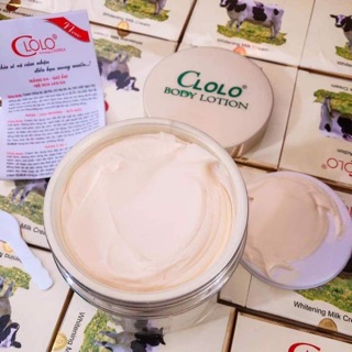 Kem Clolo sữa bò trắng da