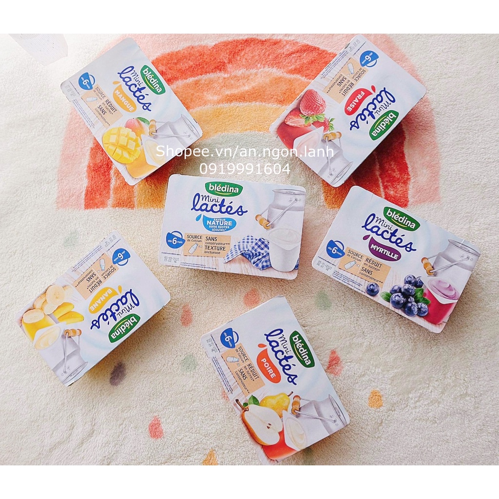 EXP 09/2023| Hàng AIR - Sữa chua Bledina ít đường cho bé từ 6 tháng