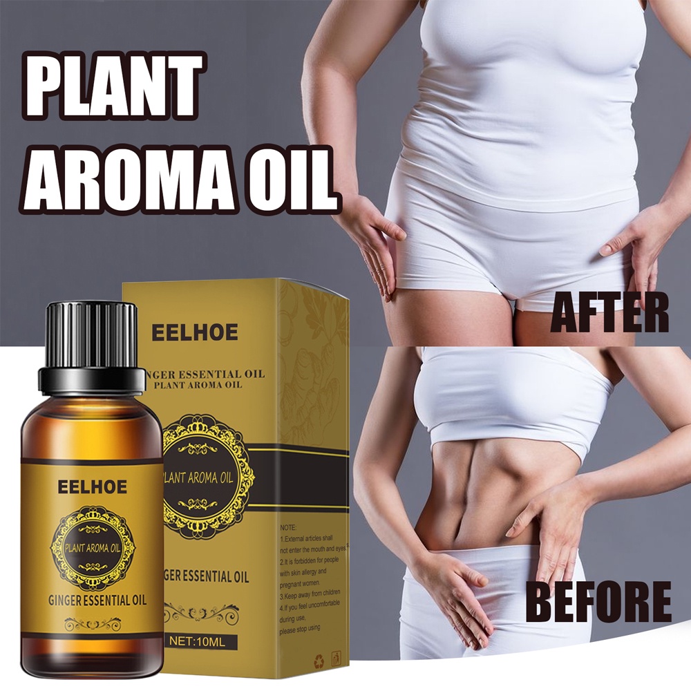 Tinh Dầu Gừng Mát Xa Giảm Béo Làm Thon Gọn Cơ Thể Chăm Sóc Sức Khỏe