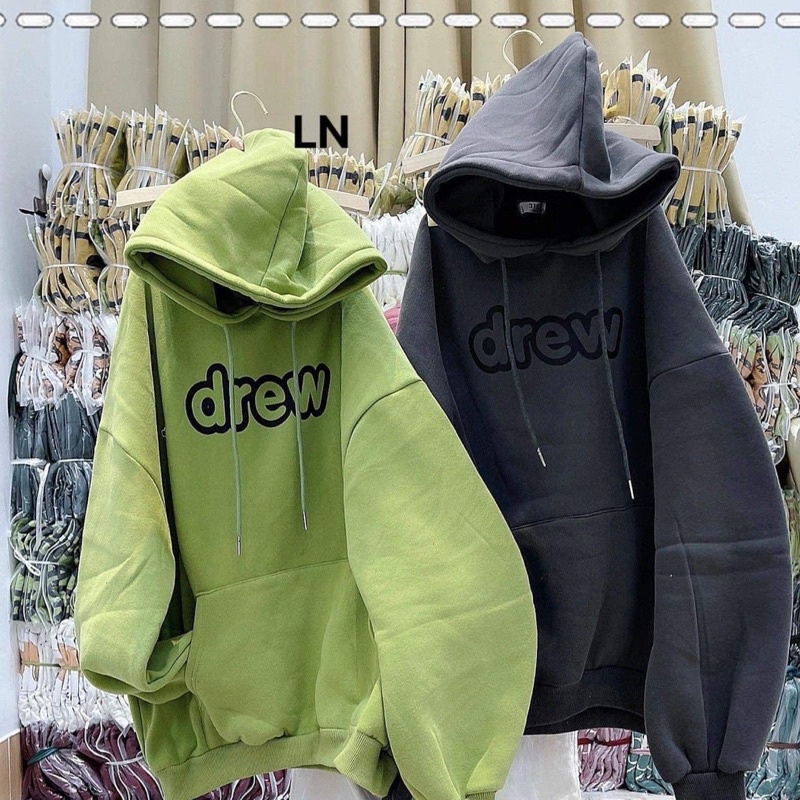 Áo hoodie nỉ cotton DREW LN12