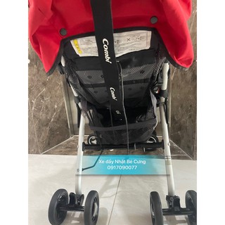 xe đẩy combi wellflat 1c3tt đỏ