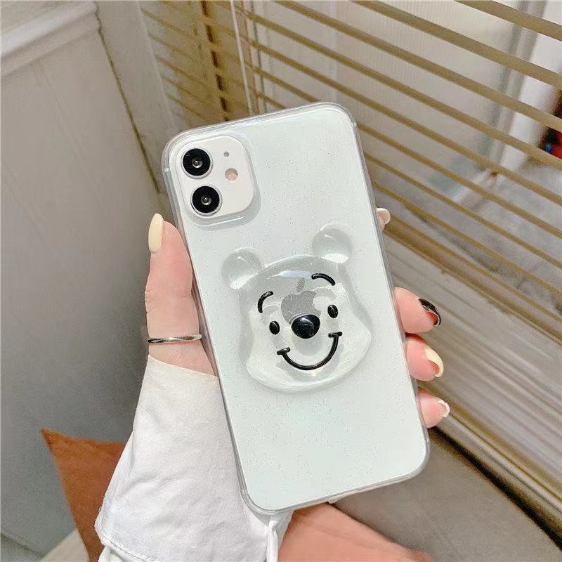 Ốp điện thoại TPU Winnie the Pooh thích hợp cho IPhone 12 12Pro Max 11 11Pro Max X Xs Xr Xs Max 8 7 6 6s Plus Se 2020