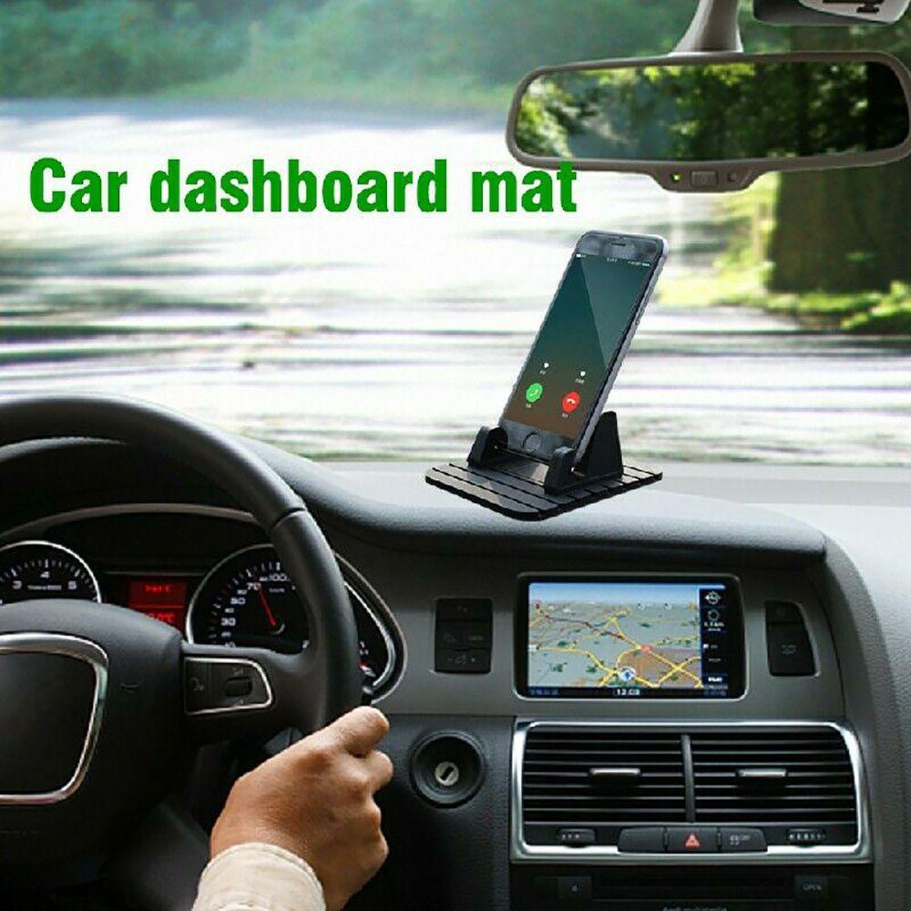 Giá Đỡ Điện Thoại Gắn Bảng Điều Khiển Xe Hơi Bằng Silicon Chống Trượt Tiện Dụng