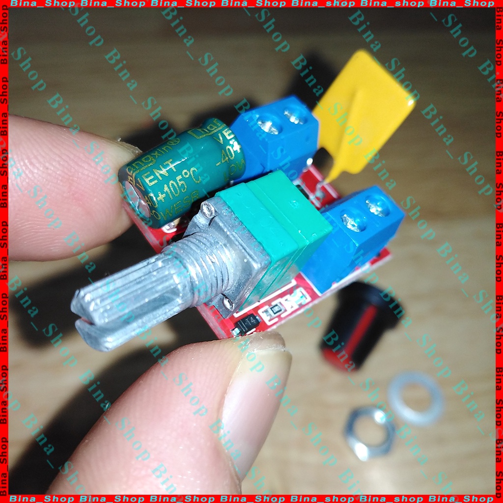 Mạch điều tốc động cơ DC PWM 5A 5V-35V dùng điều khiển tốc độ motor chỉnh độ sáng đèn Led