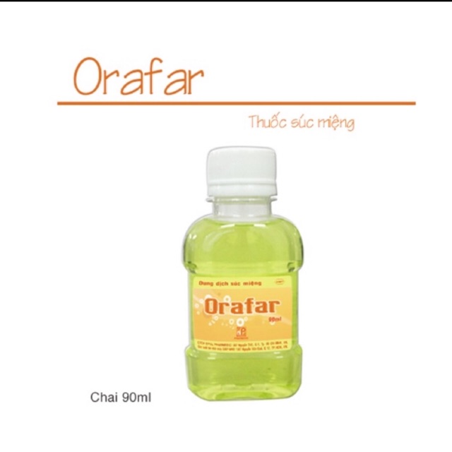 Dung dịch súc miệng Orafar